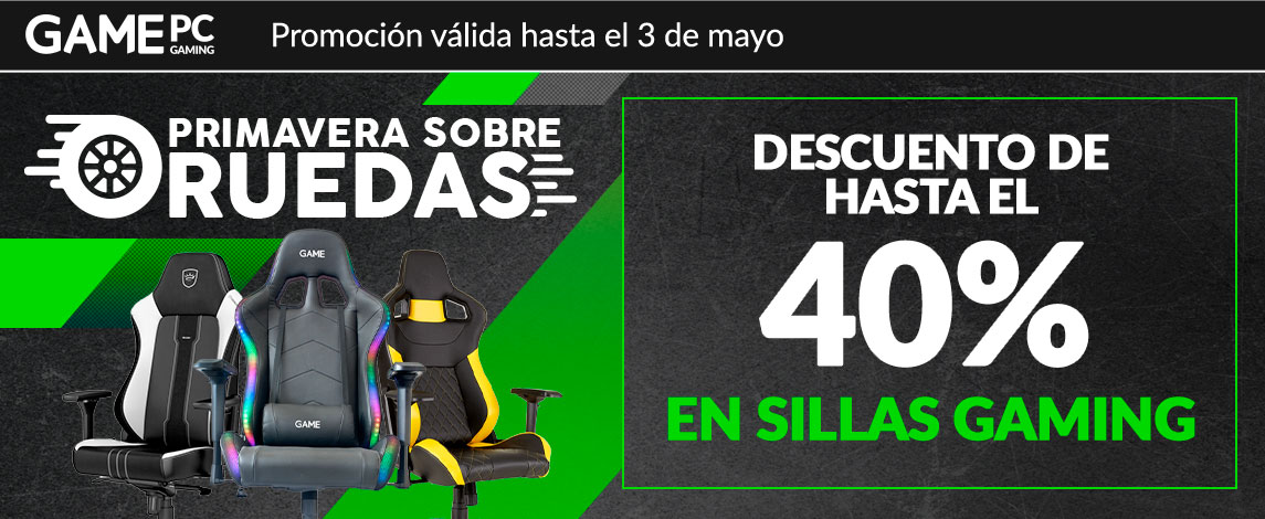 Primavera sobre Ruedas llega a GAME con ofertas sillas gaming