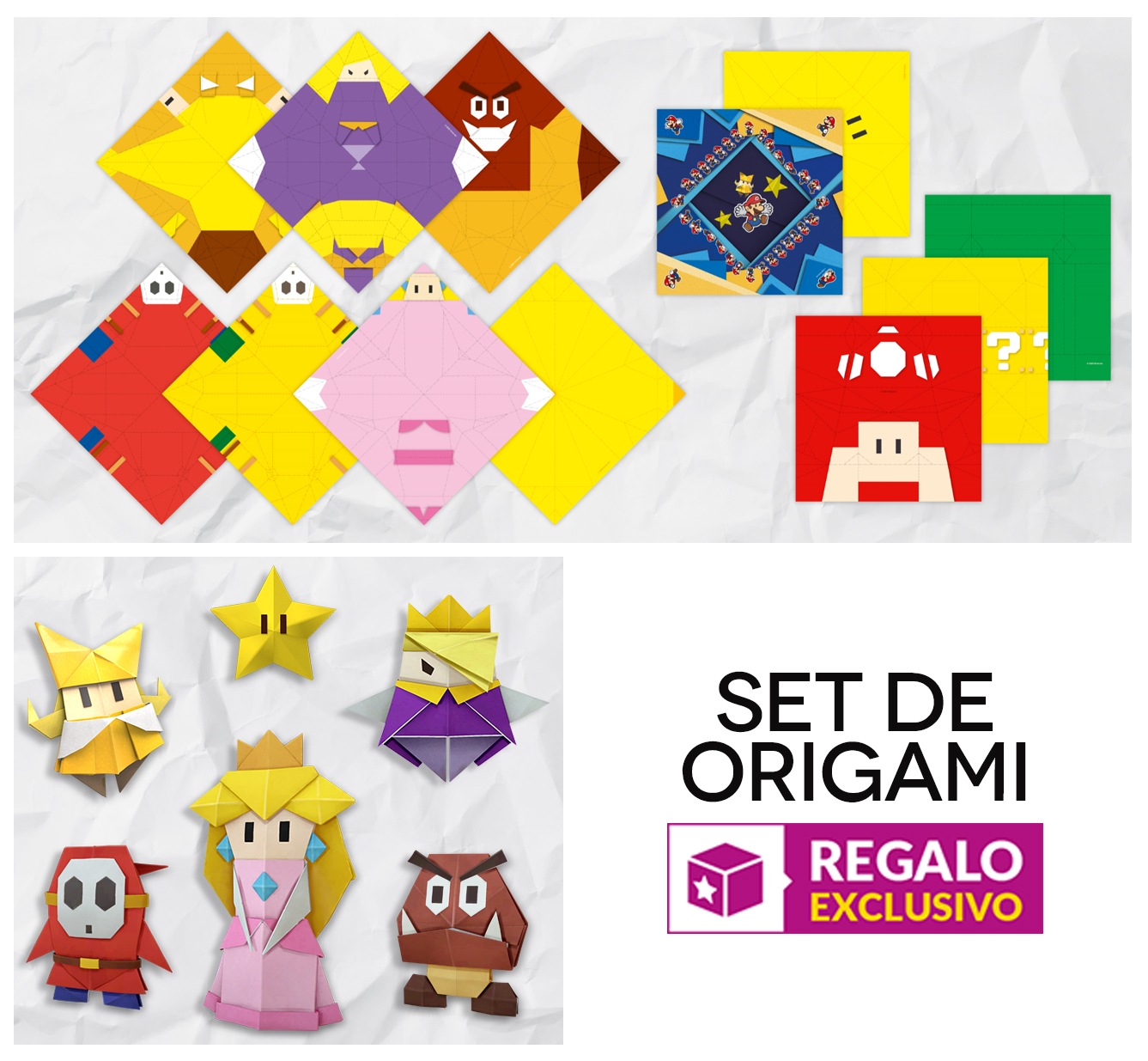 Paper Mario The Origami King Un set de origami por su reserva en GAME