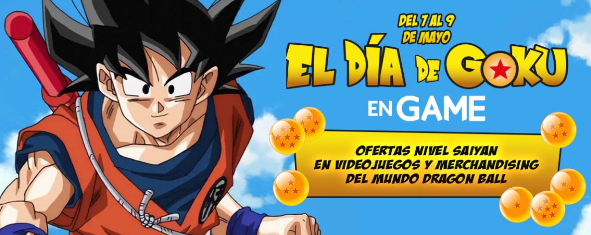 El Goku Day llega a GAME con ofertas en productos de Dragon Ball