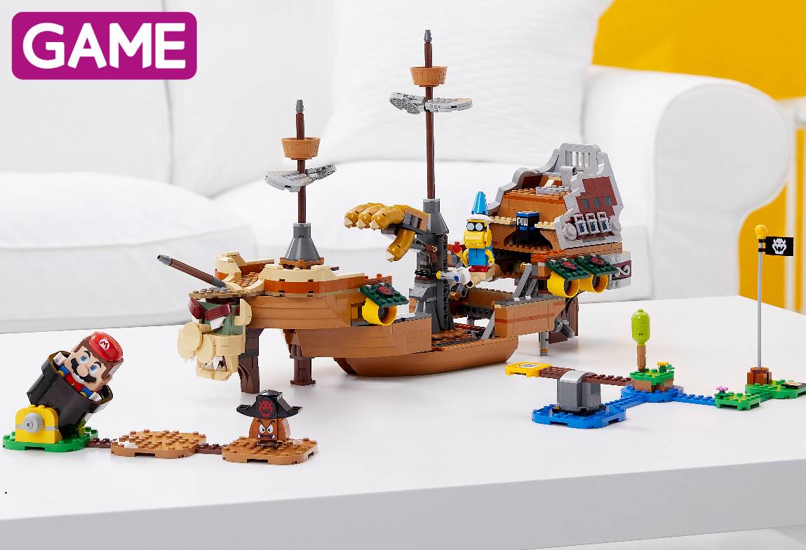 LEGO Mario: Barco de Bowser regalo su reserva en GAME