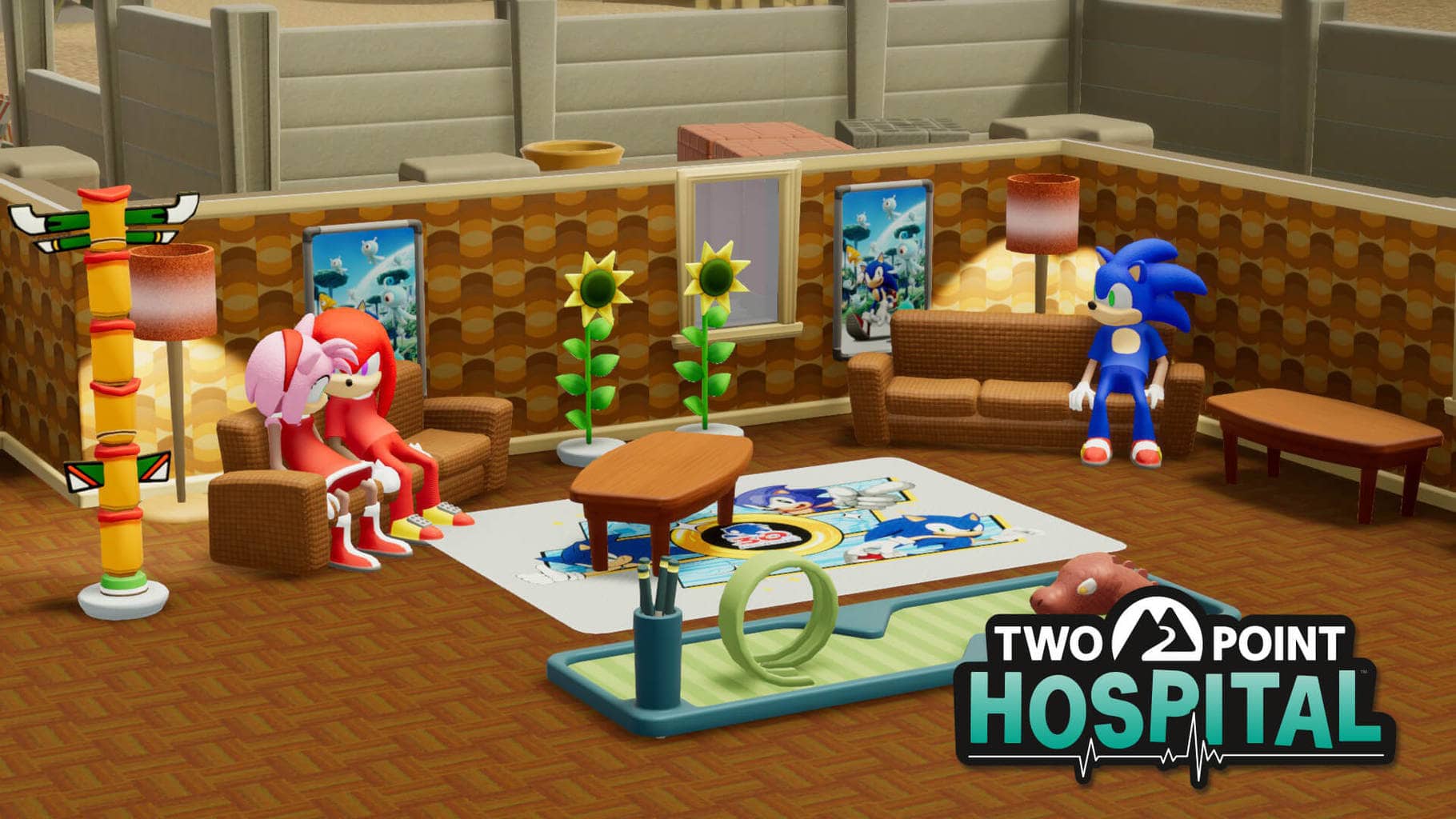 Two Point Hospital recibe a Sonic como parte de su 30 Aniversario