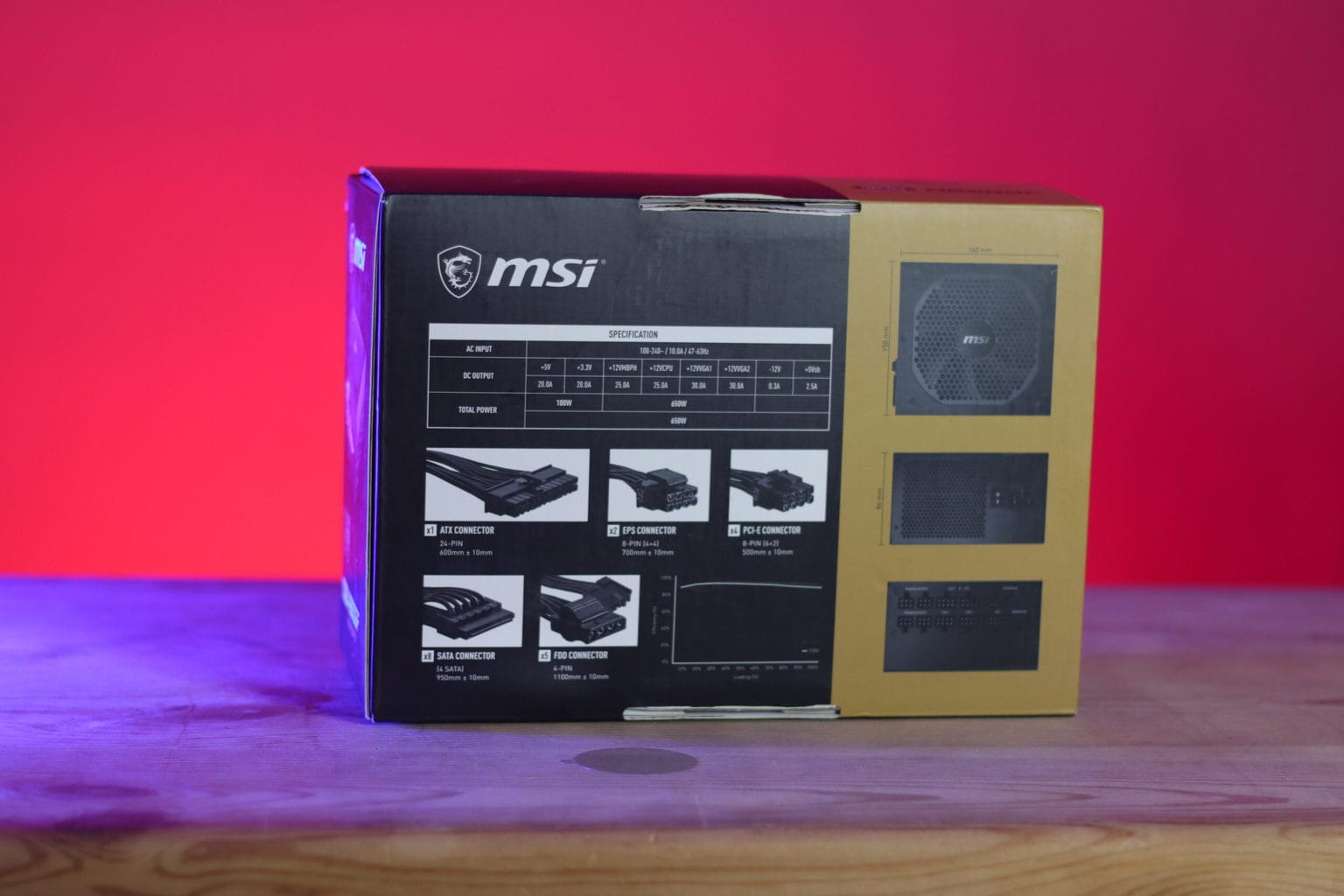 MSI MPG A650GF 650W 80 Plus Gold - Comprar Fuente de Alimentación