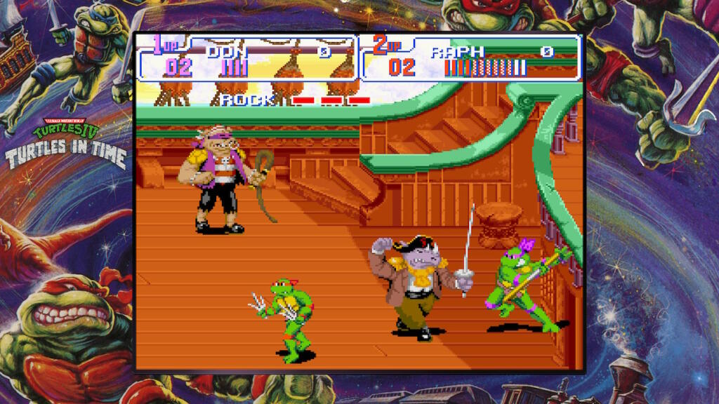 The Cowabunga Collection - Turtles IV Turtles in Time SNES