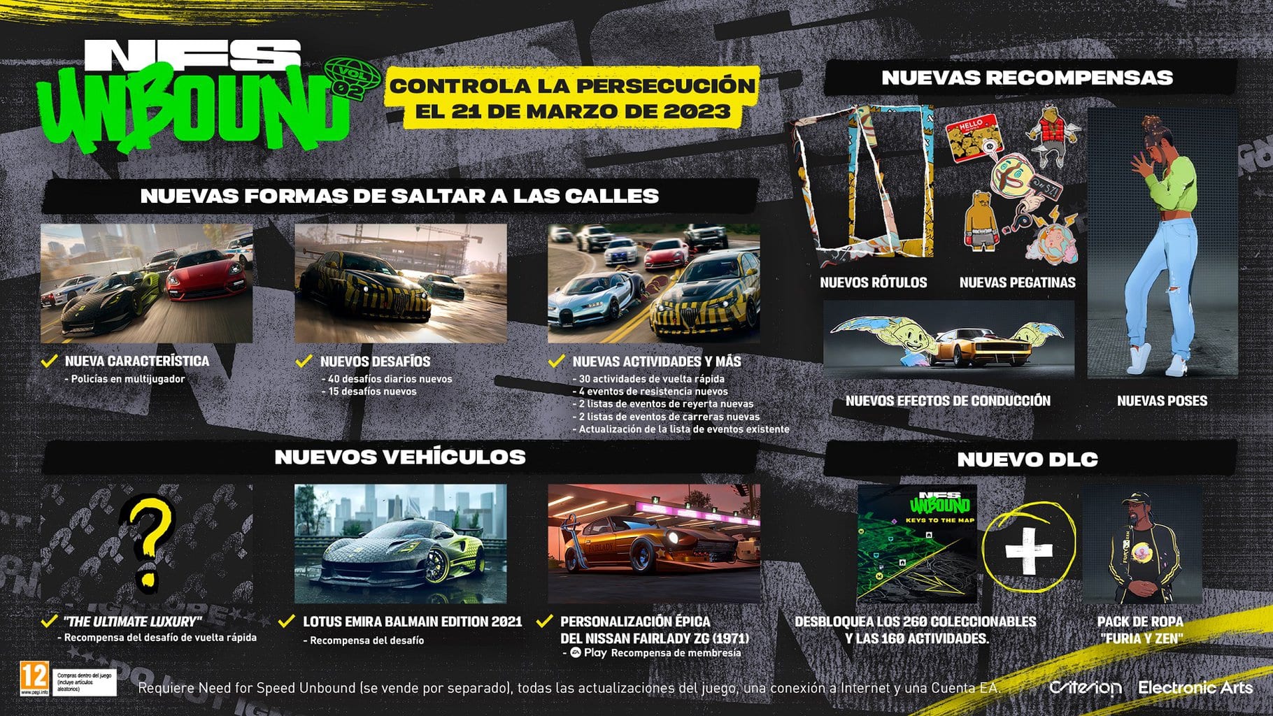 Need for Speed ​​Unbound Volume 2 è ora disponibile su PC e console