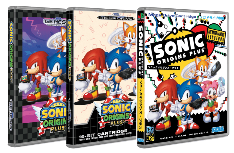 Sonic Origin Plus - Todas las ediciones tienen caratula reversible que nos dejará con un sabor retro autentico