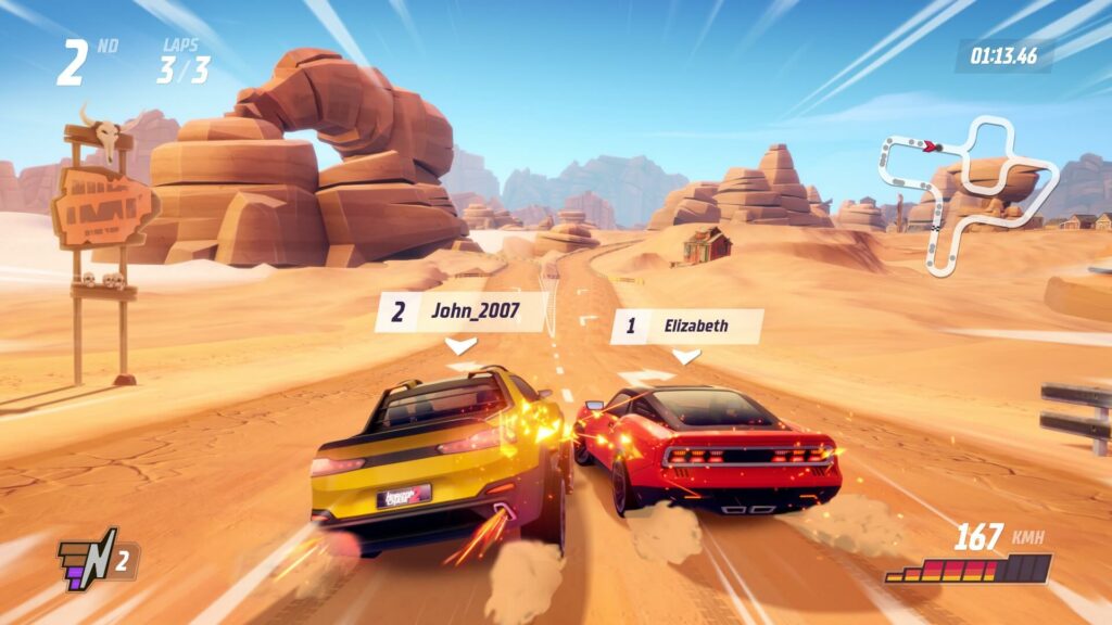 Horizon Chase 2 - Gráficos y acción trepidante.