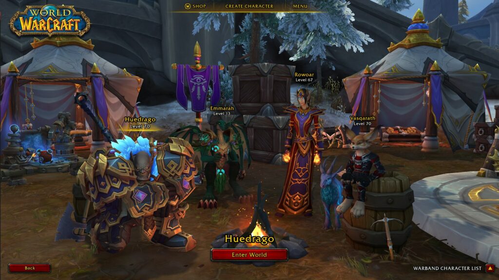 Subida de personaje hasta el nivel 70 mejorada - World of Warcraft